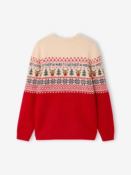 Pull de Noël femme Capsule Famille rouge 6 - vertbaudet enfant 