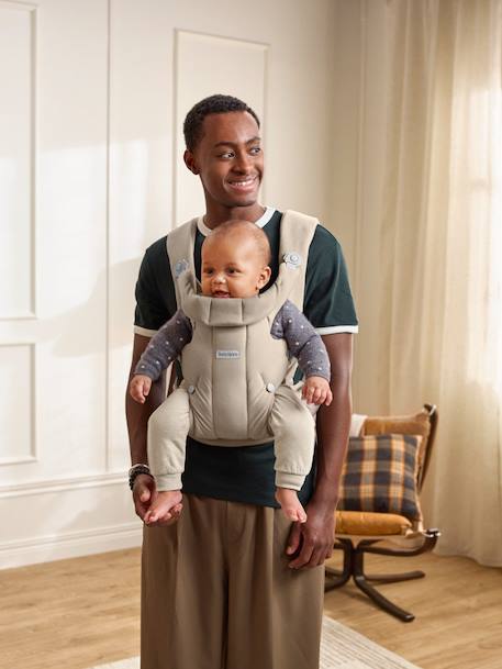 Porte bébé Hold tissu brossé doux sable 2 - vertbaudet enfant 