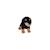 Peluche - chiot teckel debout – 24 cm Noir 6 - vertbaudet enfant 