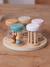 Set de 5 hochets musicaux en bois FSC® bois+Rétro Flower 7 - vertbaudet enfant 