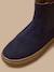 Boots chelsea cuir suédé garçon Camel+Marine 12 - vertbaudet enfant 