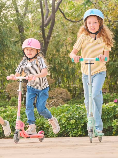 Trottinette pliable junior Lights vert 9 - vertbaudet enfant 