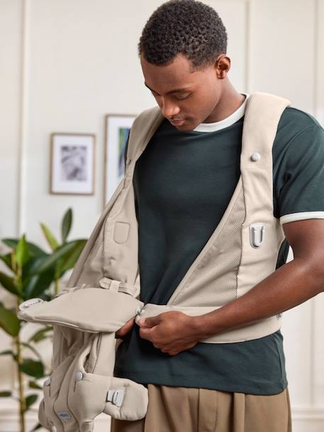 Porte bébé Hold tissu brossé doux sable 6 - vertbaudet enfant 