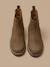 Boots chelsea cuir nubuck garçon Taupe 3 - vertbaudet enfant 