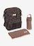 Sac à dos à langer Wellington beige chiné+Blue marine+Heather grey+marron+marron imprimé+vert sauge 30 - vertbaudet enfant 