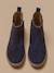 Boots chelsea cuir suédé garçon Camel+Marine 9 - vertbaudet enfant 