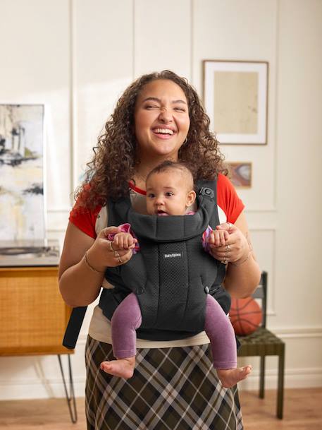 Porte bébé Hold tissu mesh aéré noir 2 - vertbaudet enfant 