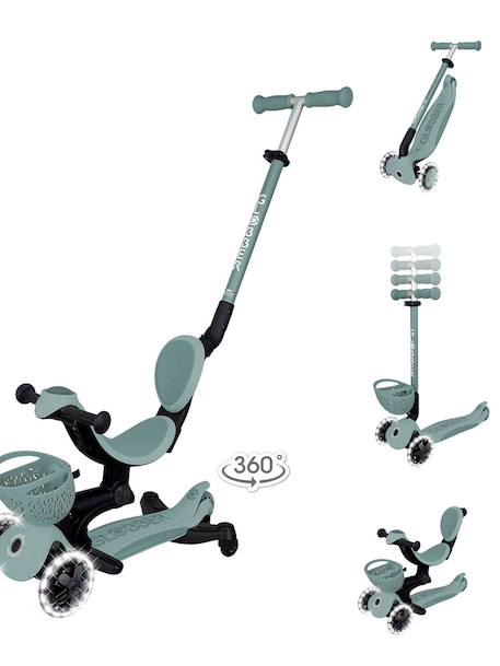 Trotinette Go Up Baby Lights 360 beige+rose+vert 10 - vertbaudet enfant 