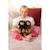 Peluche - chiot teckel debout – 24 cm Noir 4 - vertbaudet enfant 
