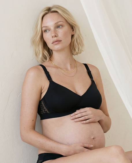 Soutien-gorge de grossesse et d'allaitement serena Blush+Noir+Prune+Terracota 7 - vertbaudet enfant 