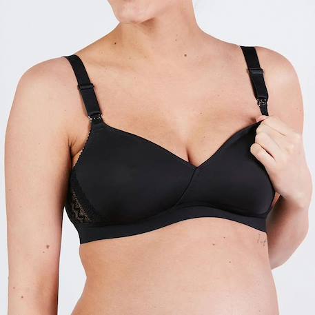 Soutien-gorge de grossesse et d'allaitement serena Blush+Noir+Prune+Terracota 11 - vertbaudet enfant 