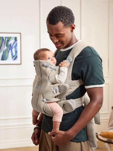 Porte bébé Hold tissu brossé doux sable 5 - vertbaudet enfant 