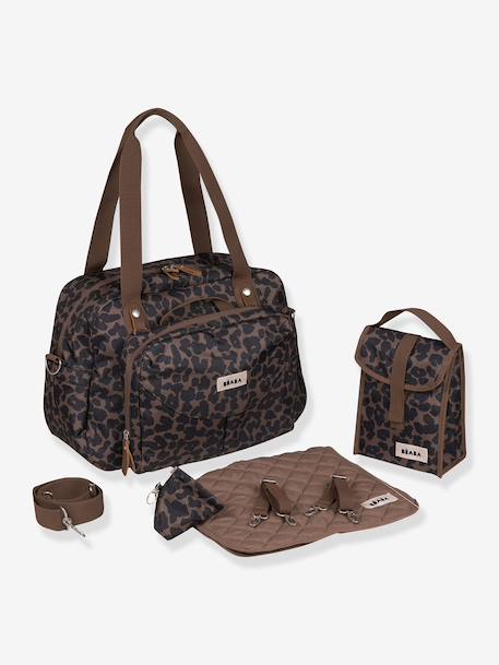 Sac à langer Genève II beige imprimé+Bleu marine+Cherry Blossom+gris chiné+Gris chiné+marron+noir imprimé+Vert sauge 43 - vertbaudet enfant 