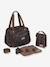 Sac à langer Genève II beige imprimé+Bleu marine+Cherry Blossom+gris chiné+Gris chiné+marron+noir imprimé+Vert sauge 43 - vertbaudet enfant 