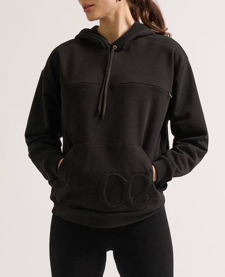 Hoodie de grossesse et allaitement boston Noir+Terracota 2 - vertbaudet enfant 