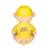 Peluche officielle ours tour de france – maillot et casquette vainqueur étape jaune – 40 cm Beige 4 - vertbaudet enfant 