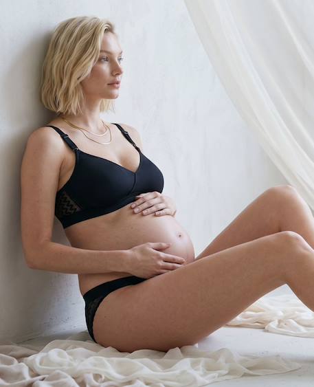 Soutien-gorge de grossesse et d'allaitement serena Blush+Noir+Prune+Terracota 9 - vertbaudet enfant 