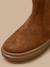 Boots chelsea cuir suédé garçon Camel+Marine 6 - vertbaudet enfant 