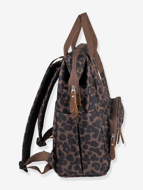 Sac à dos à langer Wellington beige chiné+Blue marine+Heather grey+marron+marron imprimé+vert sauge 32 - vertbaudet enfant 
