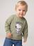 Sweat Snoopy bébé garçon kaki 2 - vertbaudet enfant 