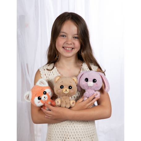 Peluche - kawami – lapin - 15 cm Violet 2 - vertbaudet enfant 