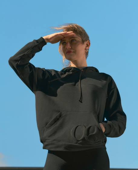 Hoodie de grossesse et allaitement boston Noir+Terracota 1 - vertbaudet enfant 