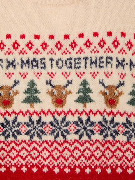 Pull de Noël femme Capsule Famille rouge 7 - vertbaudet enfant 