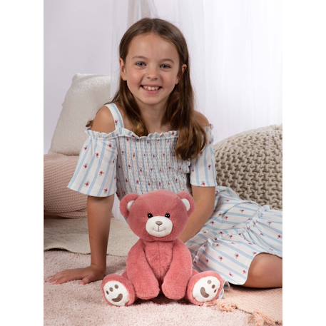 Peluche - mon ourson câlin – 25 cm Rose 2 - vertbaudet enfant 