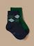 Lot de 2 paires de chaussettes bébé Bleu vert 1 - vertbaudet enfant 