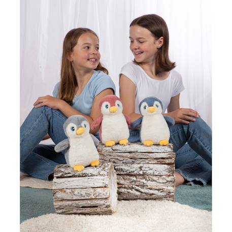 Peluche - pingouin câlin – 18 cm Bleu 3 - vertbaudet enfant 