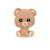 Peluche - kawami – ours  - 15 cm Marron 1 - vertbaudet enfant 