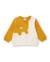 Ensemble en peluche pour bébé avec détail d'ours en relief Jaune 2 - vertbaudet enfant 