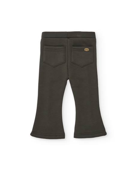 Ensemble en molleton pour fille avec sweat imprimé et pantalon à nœuds Rose 5 - vertbaudet enfant 