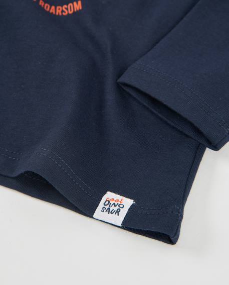 T-shirt en maille pour bébé garçon avec imprimé jurassique Bleu 4 - vertbaudet enfant 