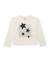 T-shirt fille en maille avec manches longues et motif étoiles Blanc 1 - vertbaudet enfant 