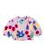Sweat bébé fille en molleton à imprimé floral chaud et confortable Rose 1 - vertbaudet enfant 