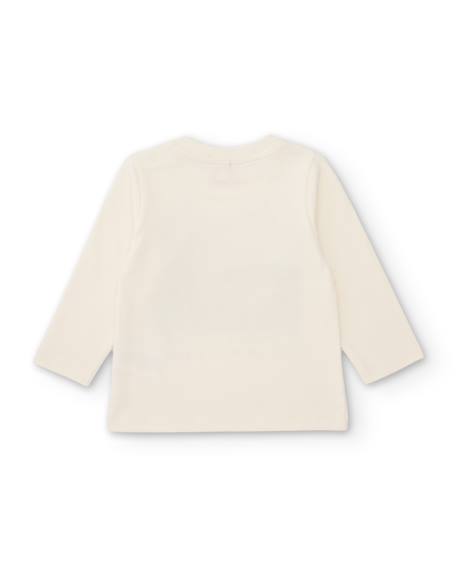 T-shirt bébé garçon en jersey à motif graphique respirant Blanc 2 - vertbaudet enfant 