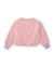 Sweat-shirt fille en molleton avec imprimé chiot et taille froncée Rose 2 - vertbaudet enfant 