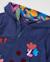 Sweat zippé à capuche fille en molleton Bleu 3 - vertbaudet enfant 