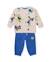 Ensemble en molleton pour garçon avec imprimé crocodiles et pantalon assorti Blanc 2 - vertbaudet enfant 