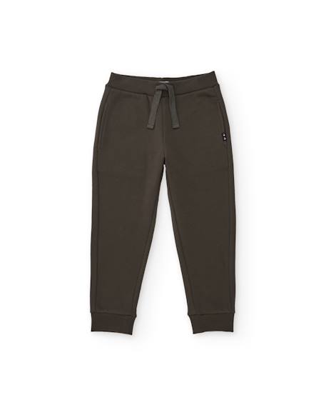 Ensemble garçon avec t-shirt en coton design skate et pantalon jogger Blanc 3 - vertbaudet enfant 