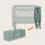 Lit parapluie parc bébé 3en1 laura 0-36 mois avec matelas haute densité et roulettes Beige sand+Black carbon+Green sage+Grey concrete+Pink nude 15 - vertbaudet enfant 