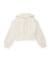 Sweat-shirt fille en molleton avec fermeture éclair et col haut Blanc 2 - vertbaudet enfant 