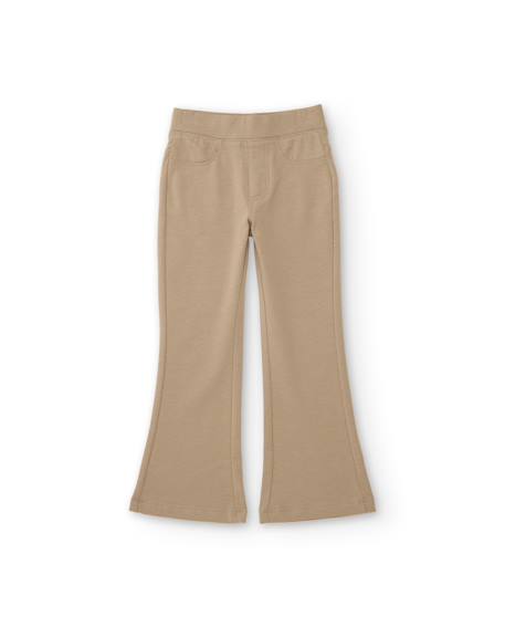 Ensemble en maille pour fille avec t-shirt imprimé et leggings évasés Bleu 3 - vertbaudet enfant 