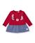 Robe en peluche pour bébé avec design de petit chien Rouge 1 - vertbaudet enfant 