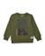 Ensemble garçon avec sweat en coton à motif urbain et pantalon Vert 2 - vertbaudet enfant 