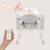 Lit bébé berceau 2en1 gaya pliable avec 4 roues et moustiquaire Beige latte+Beige sand 10 - vertbaudet enfant 