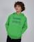 Sweat à capuche pour garçon en molleton avec design jeux vidéo Vert 1 - vertbaudet enfant 