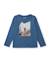 T-shirt garçon en maille avec motif de ski Bleu 1 - vertbaudet enfant 