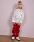 Pantalon bébé garçon en toile avec poches décoratives Rouge 1 - vertbaudet enfant 